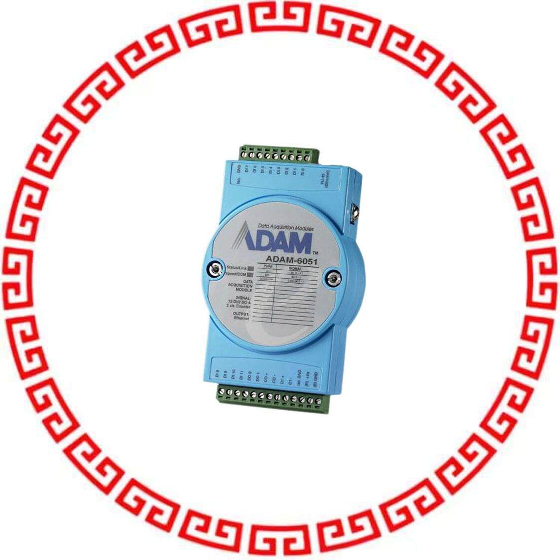 ADAM-6051-CE MODULE DIGITAL I/O 16-CH 2W