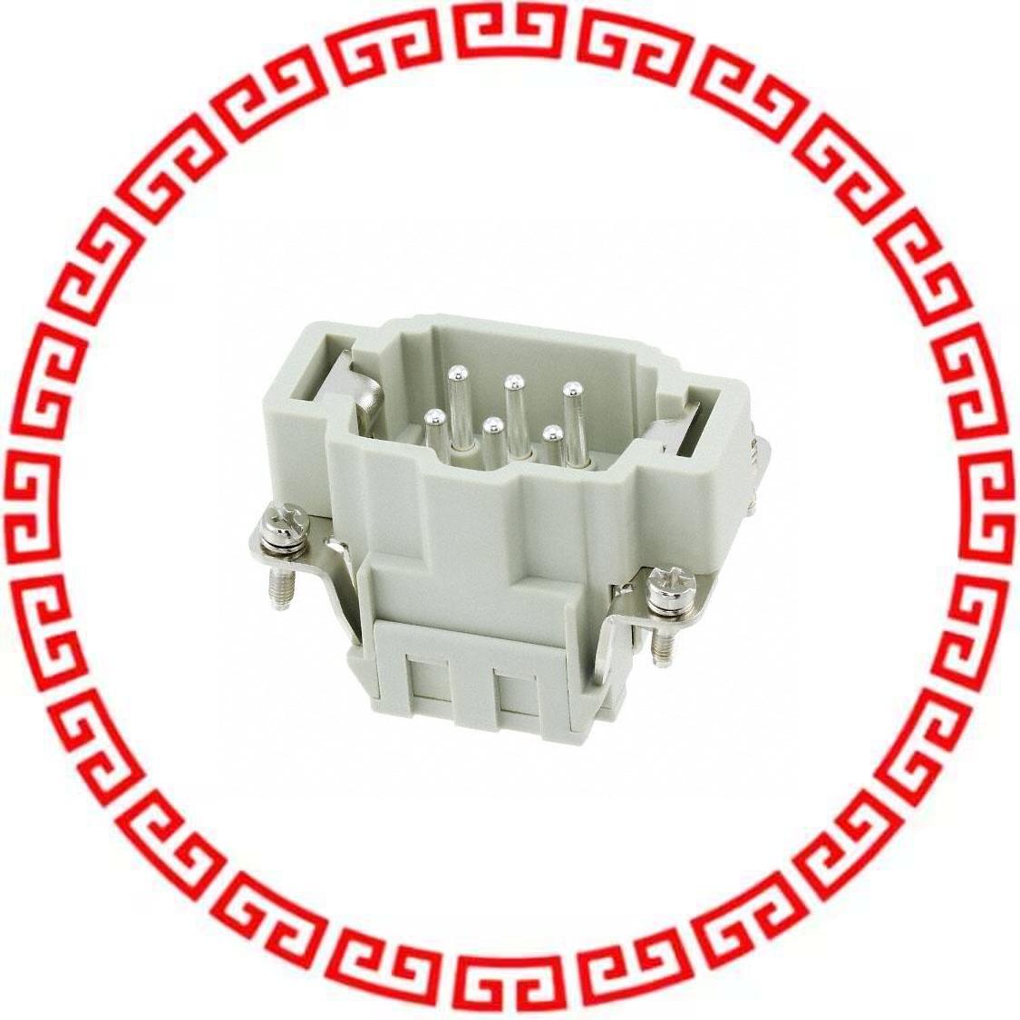 HE-006-MS INSERT MALE 6POS CLAMP