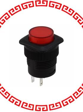 RP3508ABLKREDNNS SWITCH PUSH SPST-NO 3A 125V