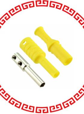 CT3134-4 DIY 4MM SHTH JACK - YELLOW