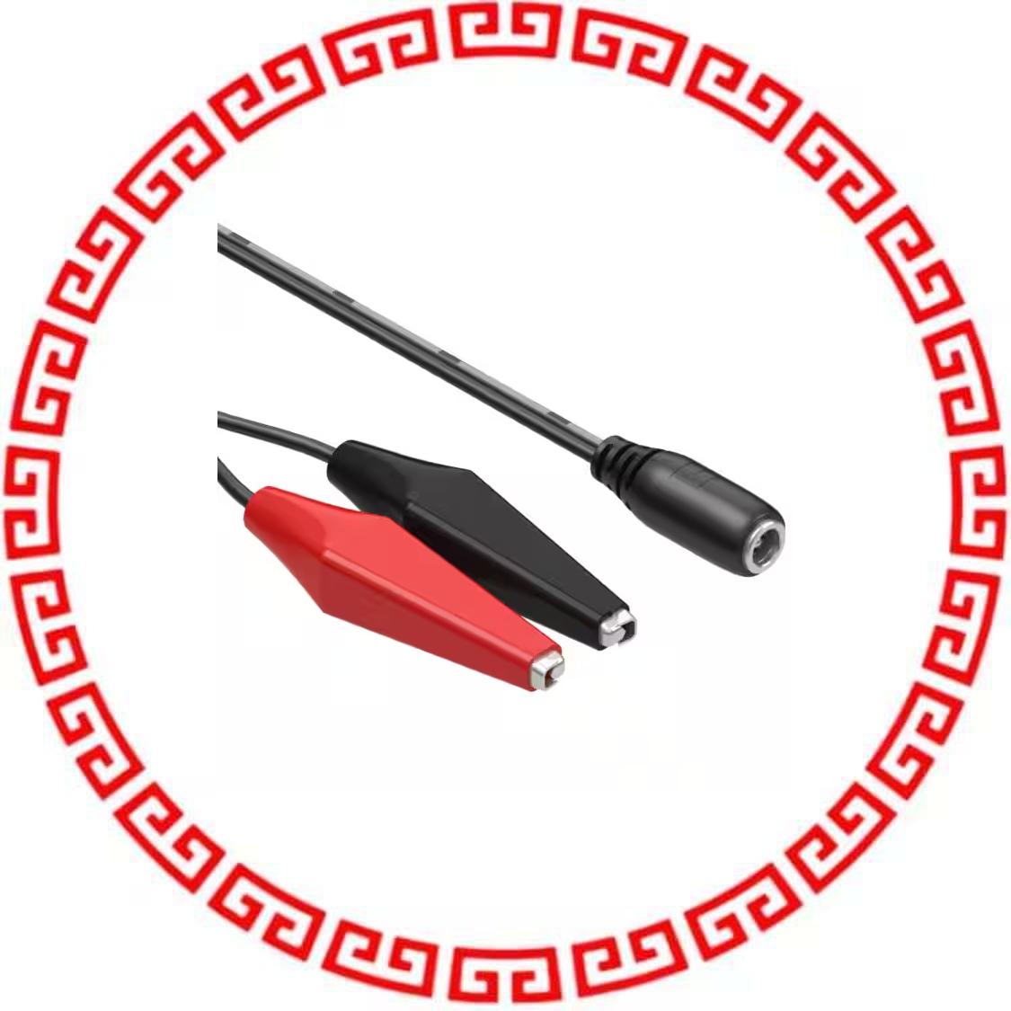 10-02460 CBL 2.1X5.5MM JACK-GATOR CLIPS