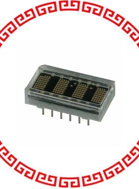 HCMS-2963 LED DISPLAY 5X7 4CHAR 5MM GREEN