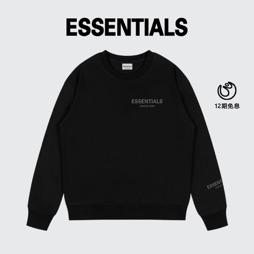 ESSENTIALS官方圆领卫衣男女秋冬