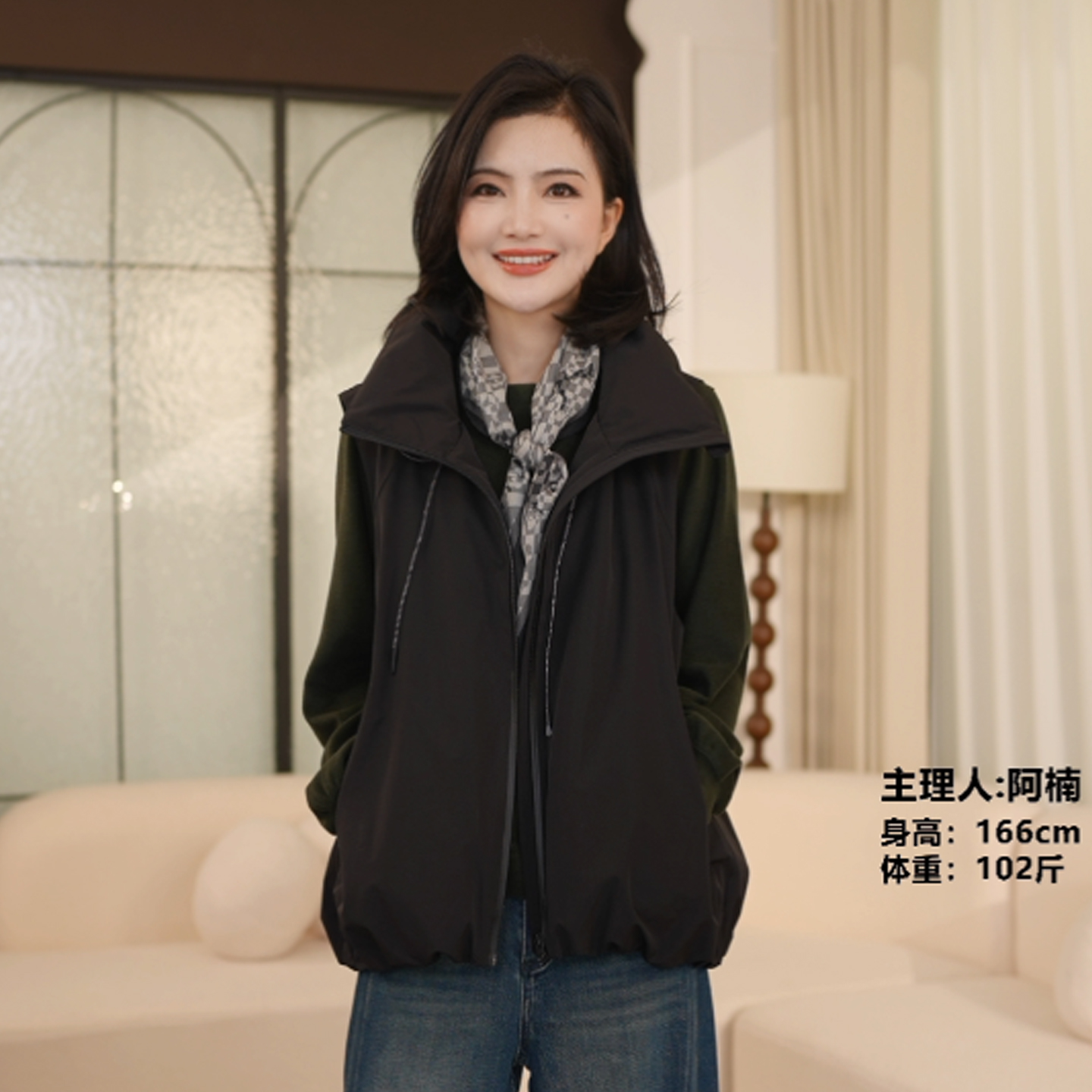 立领无袖马甲女2025冬季加厚