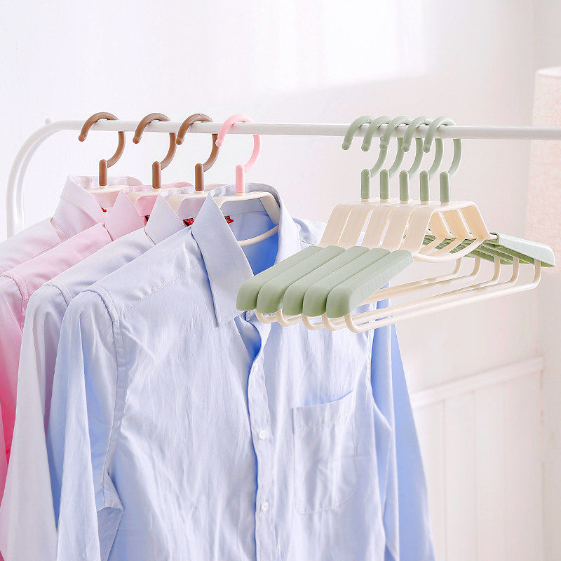 衣架可伸缩家用塑料晒无痕防滑多功能凉衣服衣挂衣撑晾挂钩衣架子