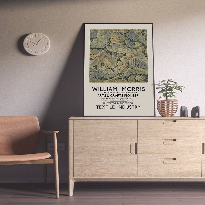 速发莫里斯装饰北小众沙发背景墙画抽象挂画玄关走廊过道画厅壁画