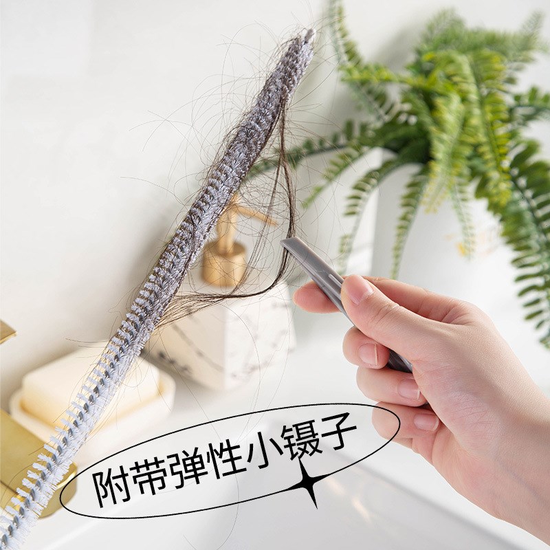 速发二弯一多疏能管道疏通器可合曲通下水道毛发清理器洗脸水池功
