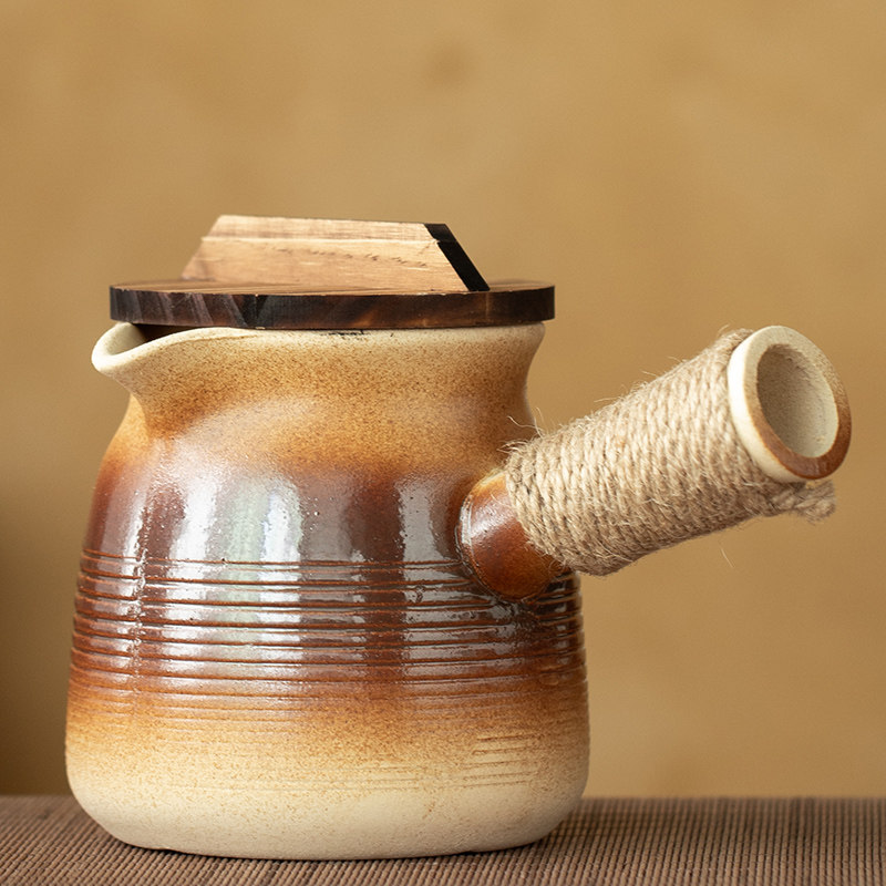 速发带盖围炉煮茶壶家南室内云用罐罐奶茶摆摊煮奶器陶壶烤茶茶罐
