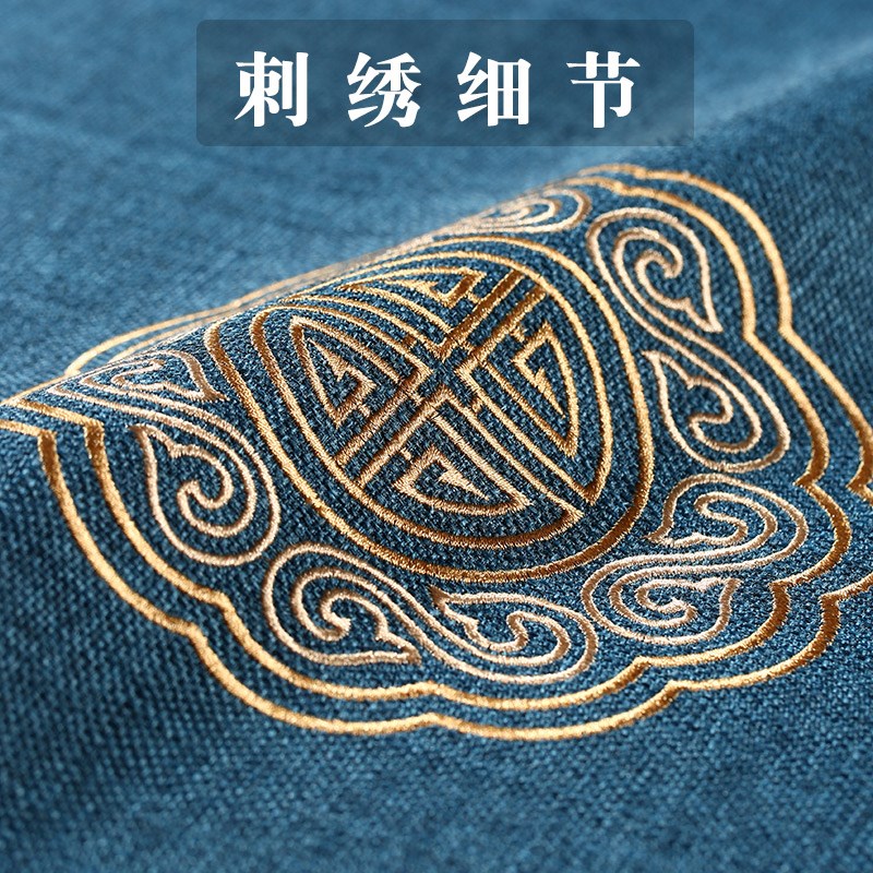 速发中式红木圈椅坐垫高档防滑挖角卡口餐椅座垫实木沙发垫茶椅垫