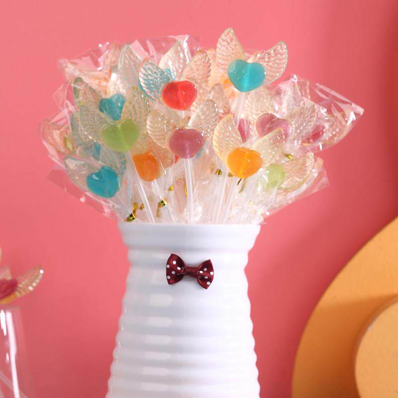 教师节网红爱心长棒棒糖高颜值创意可爱糖果花束生日零食礼物