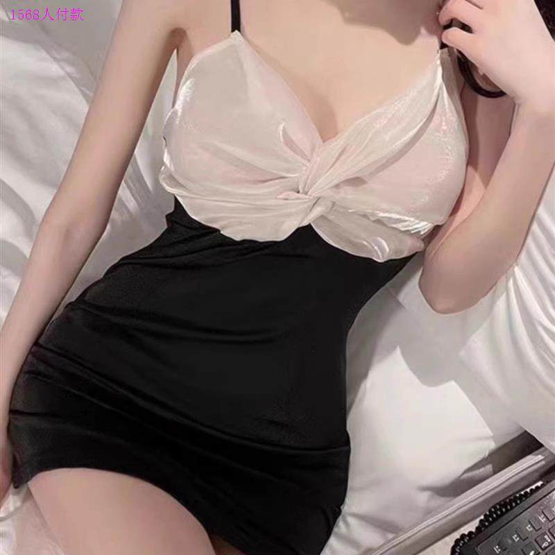 性感床上战秋冬黑丝睡衣女睡裙蕾袍丝吊带情调内衣冰高级感大码尺