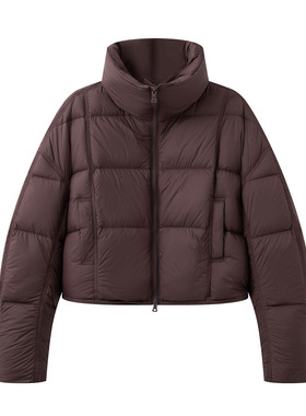 2025冬季新款韩版时尚立领面包羽绒服女外套AR004143