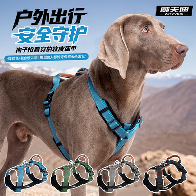 WRIVVDDI狗狗牵引绳防爆冲胸背带