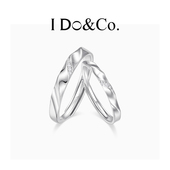 S925银小众简约戒指一对 Do&Co.相伴情侣对戒 生日礼物送男女友