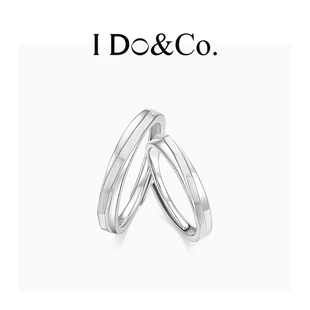 轻奢礼物送男女友 Do&Co.银河光年S925银情侣对戒小众戒指一对