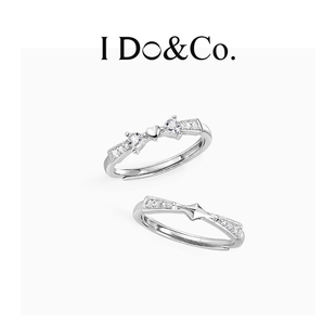 Do&Co.星心相印闺蜜对戒925银戒指女轻奢高级设计小众送闺蜜