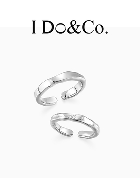 I Do&Co.钟情情侣对戒银戒指女小众高级感生日礼物送男友女友