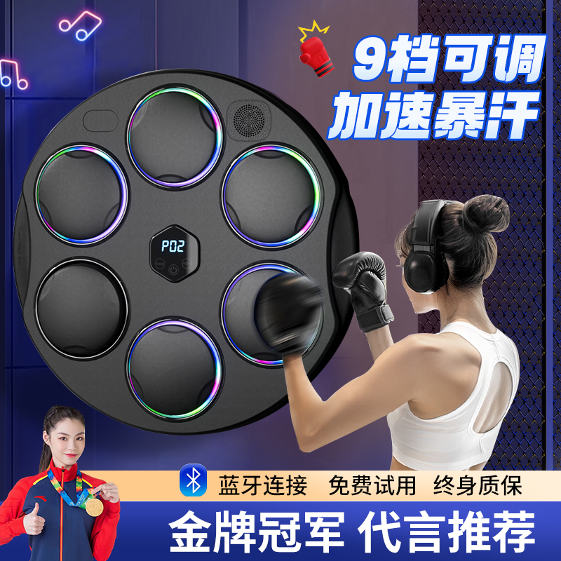 智能蓝牙音乐靶拳击沙袋室内打靶
