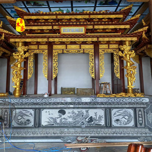 祠堂实木佛龛柜寺庙神龛财神爷观音佛像家用供香柜祖先神位土地公