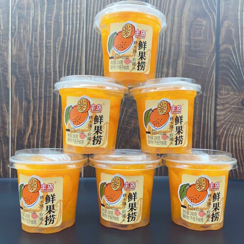 丰岛鲜果捞黄桃橘子什锦罐头