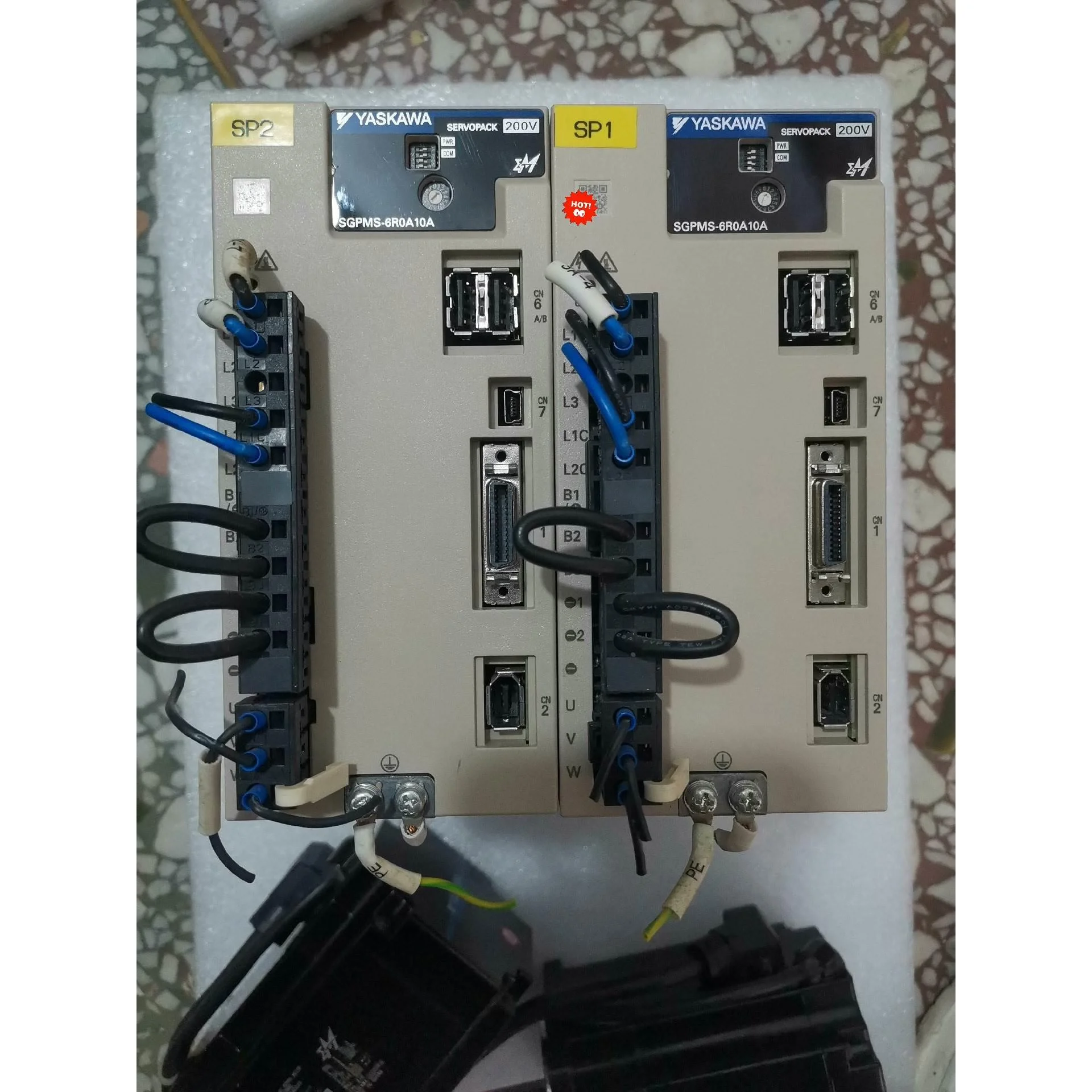 非标价原装拆机安川骏马系列伺服，驱动型号：SGPMS-6R0A10议价