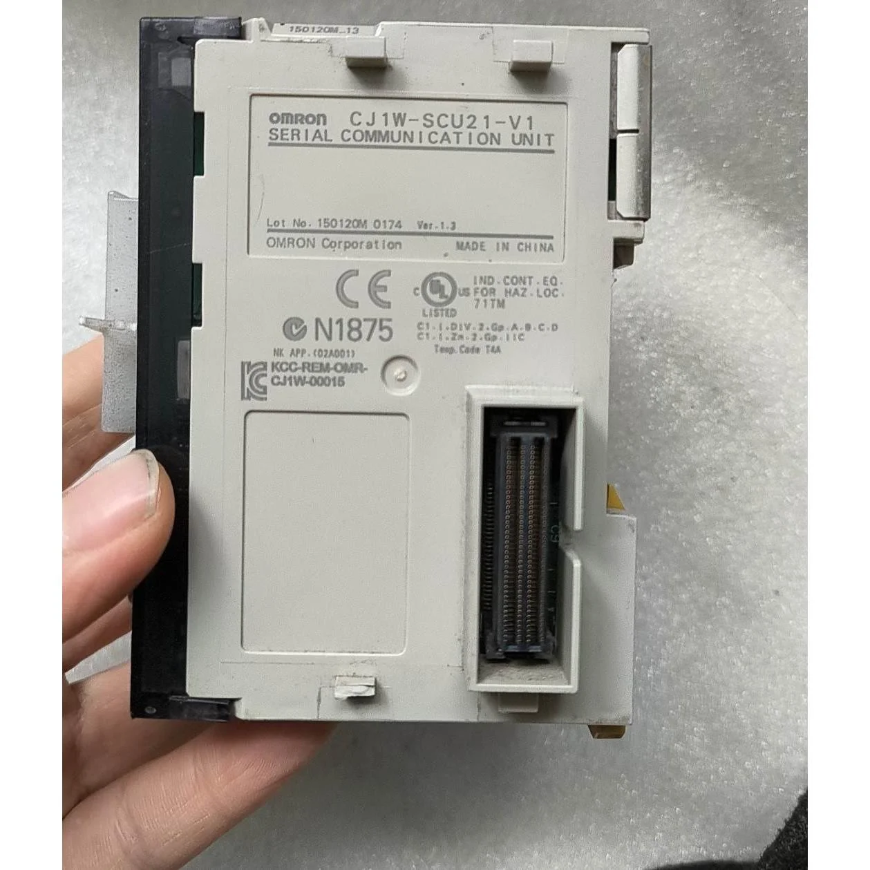 非标价欧姆龙SCU21-V1模块，成色如图，功能正常，实拍图片，需议