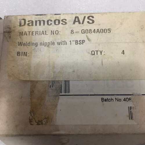 非标价Damcos 8-G084A005Welding nippl议价