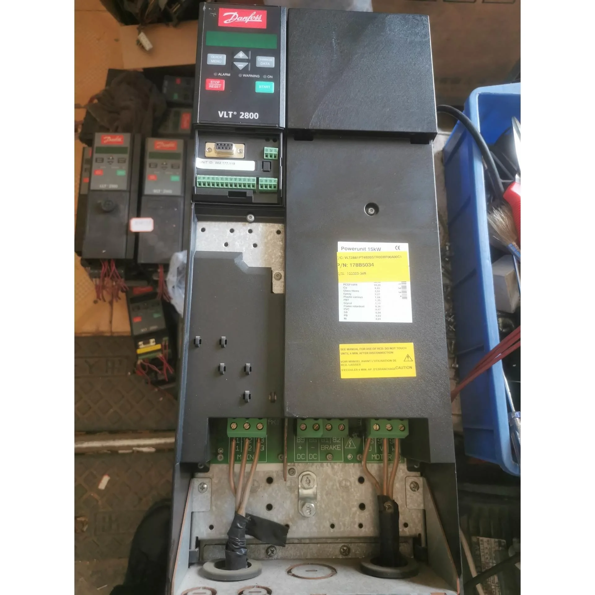 非标价品牌型号丹佛斯VLT2800，15KW的，有1台单价1200议价