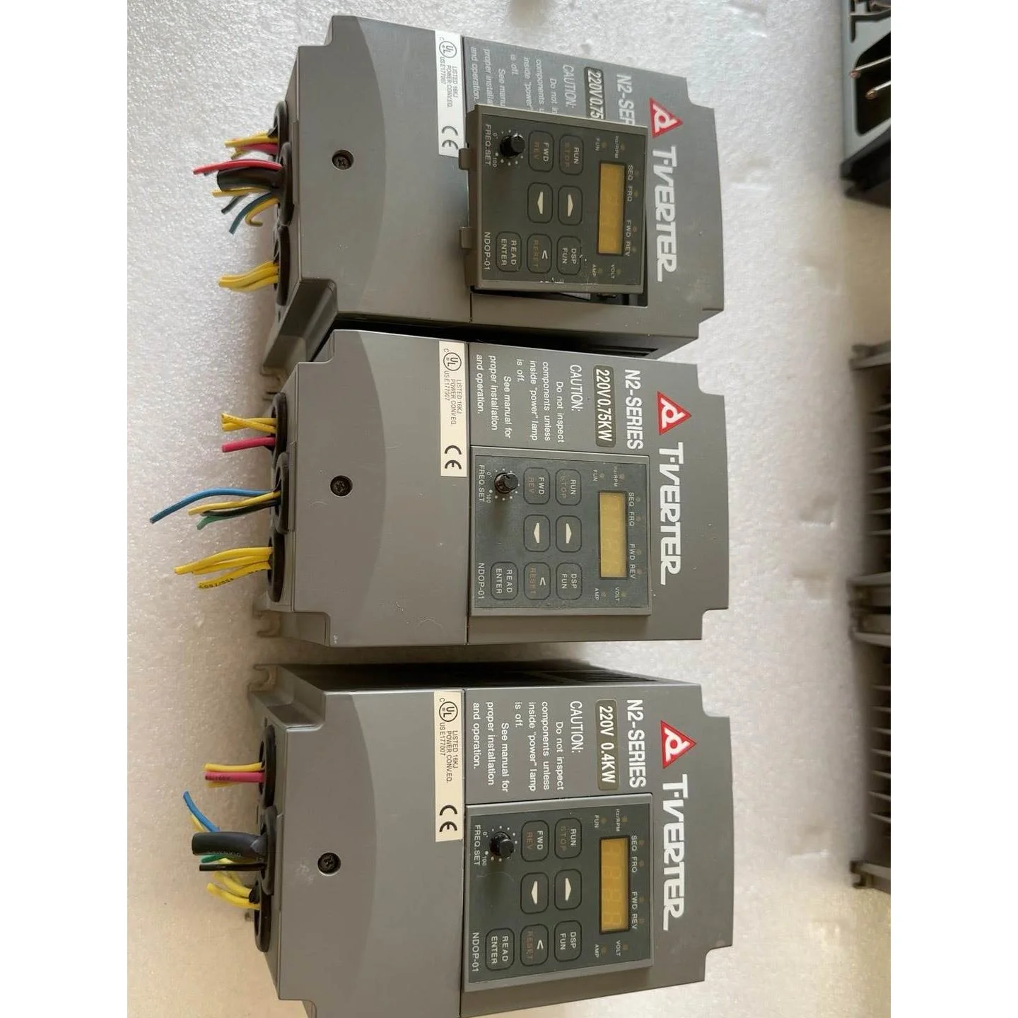 非标价东元变频器N2-2P5-H、N2-401-H3正品原装拆机，议价