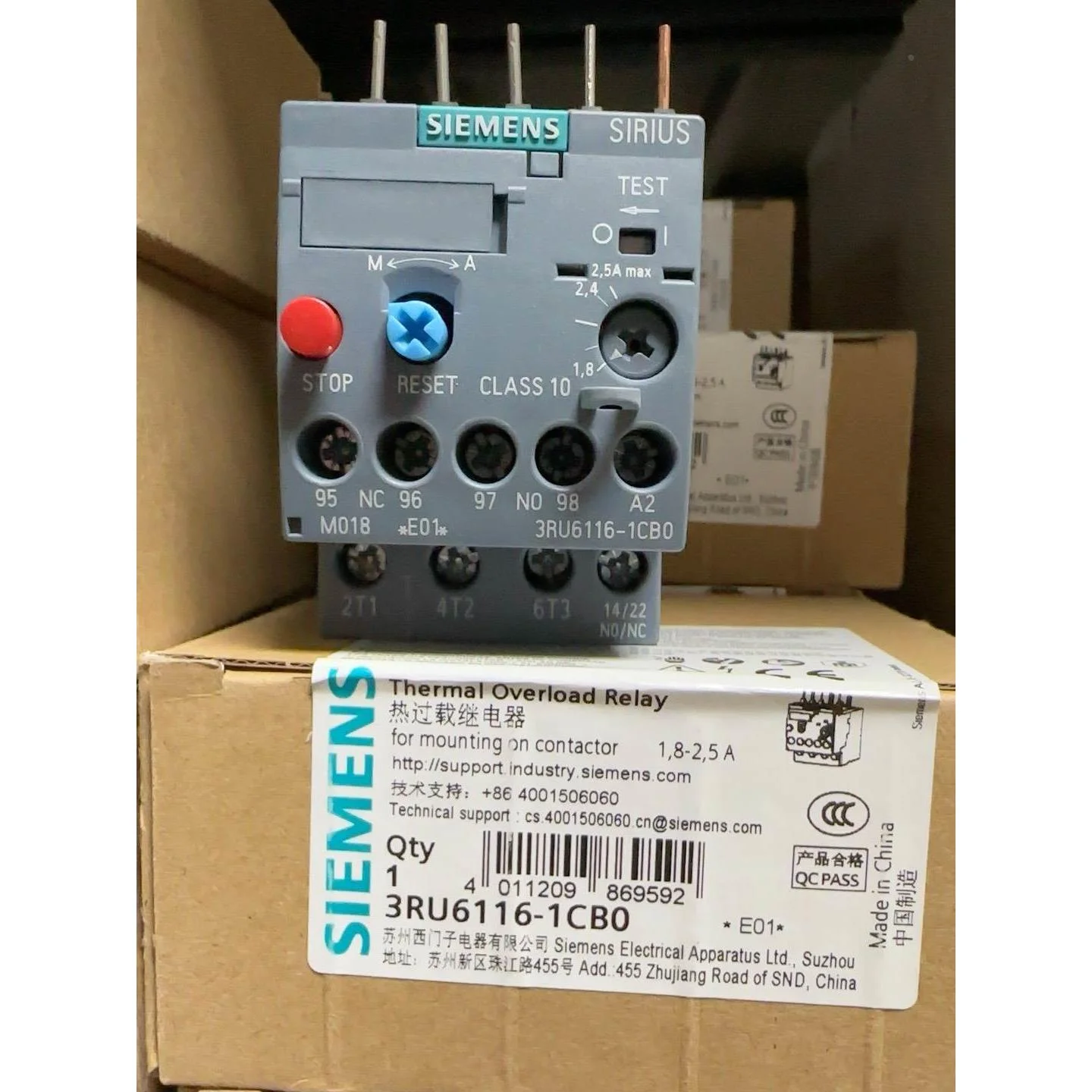 非标价西门子继电器 3RU6116-1CB0 3RU6116-1K议价