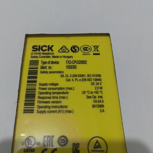 非标价SICK西克安全控制器，型号FX3-CPU320002，全新议价