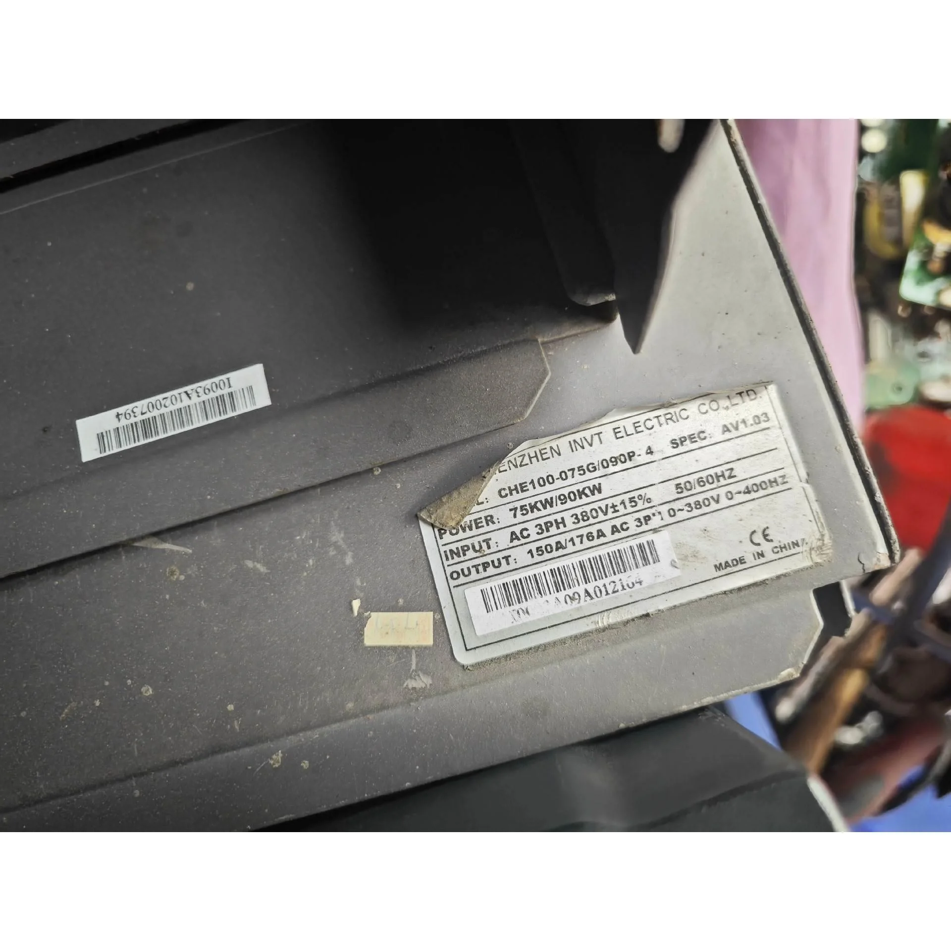 非标价英威腾chf100变频器55kw变频器2台 che系列75k议价