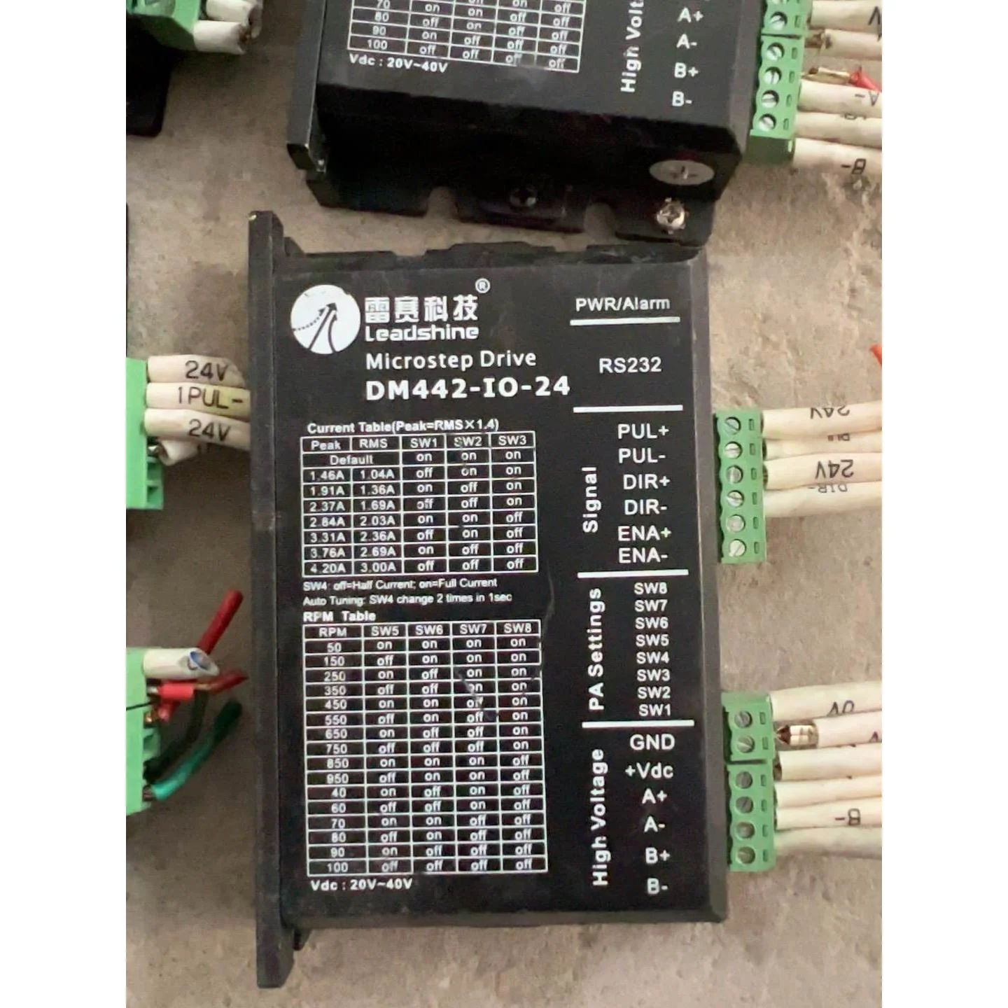 非标价雷赛DM442-IO-24两相步进驱动器 原装拆机 功能正常议价