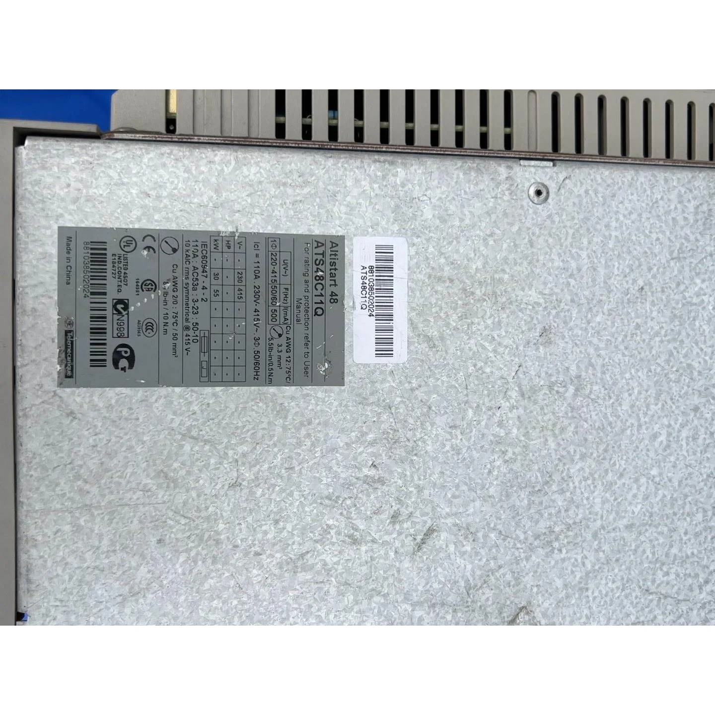 非标价施耐德软启动器ATS48C11Q 30KW/55KW 230议价