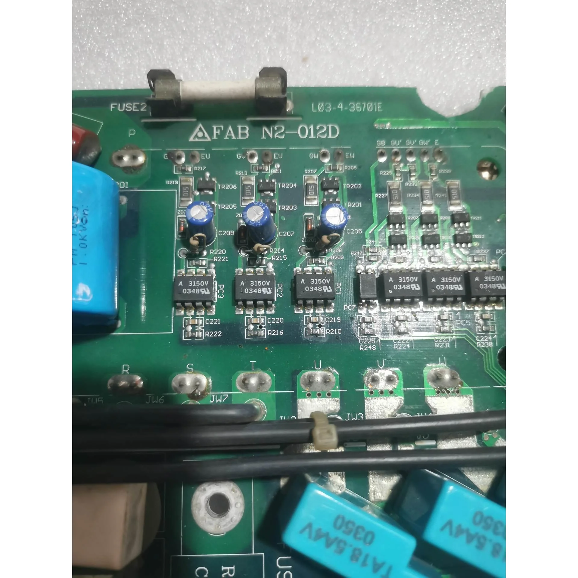 非标价#电路板台安N2变频器驱动板，FAB N2-012D，带富士议价