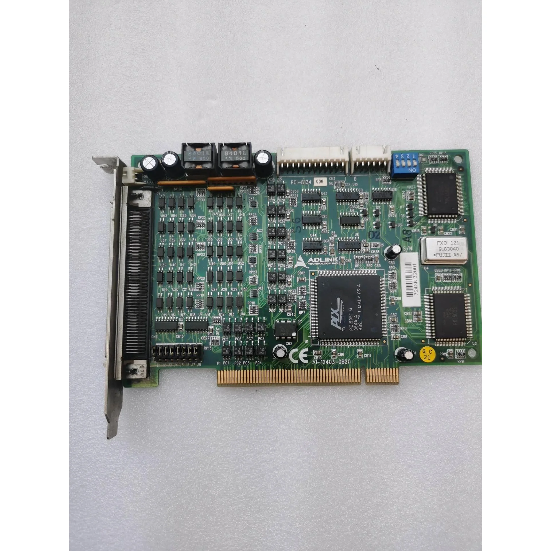 非标价#电路板ADLINK/凌华运动控制卡PCI-8134，成色较议价