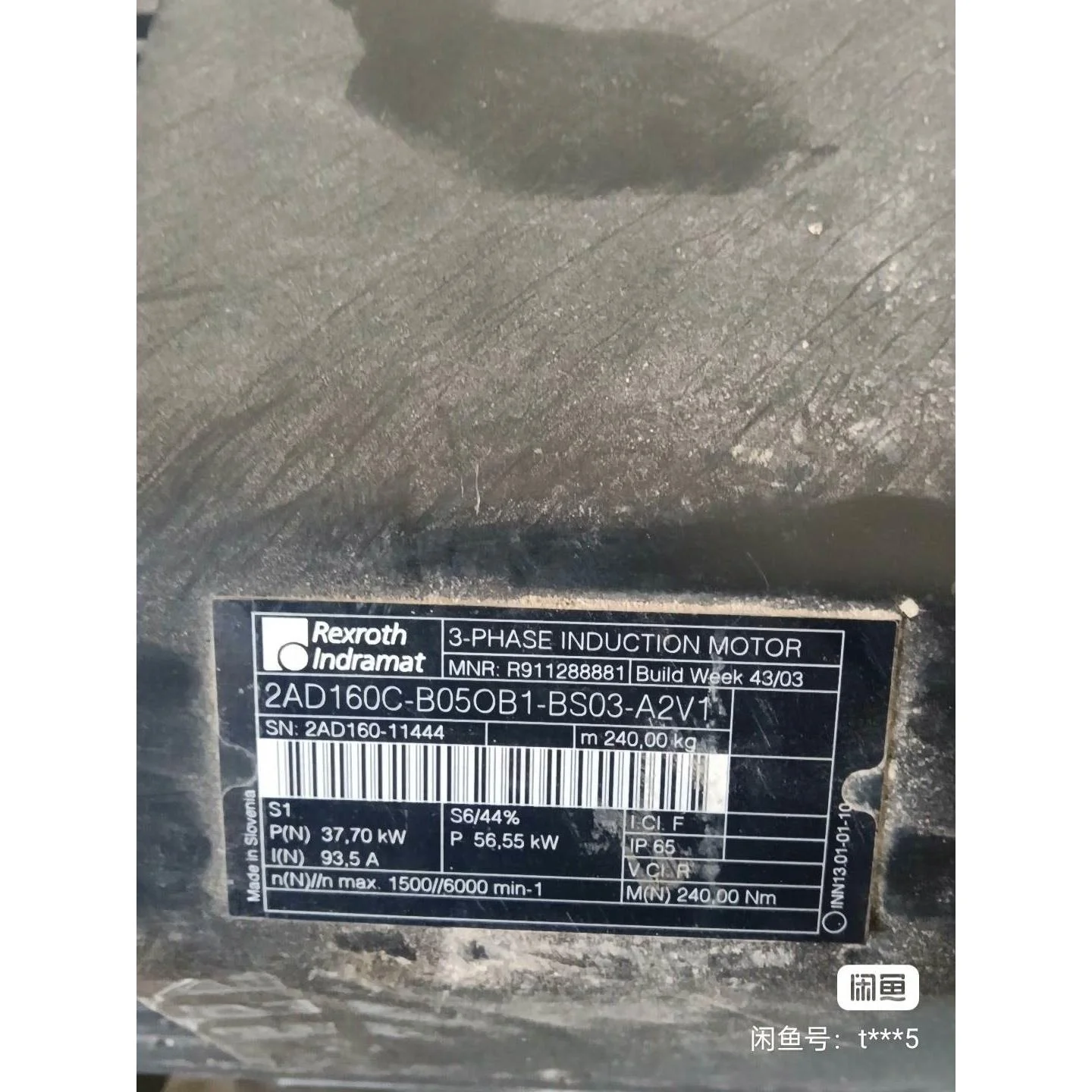 非标价力士乐伺服主轴电机 2AD160C-B05OB1-BS03-议价