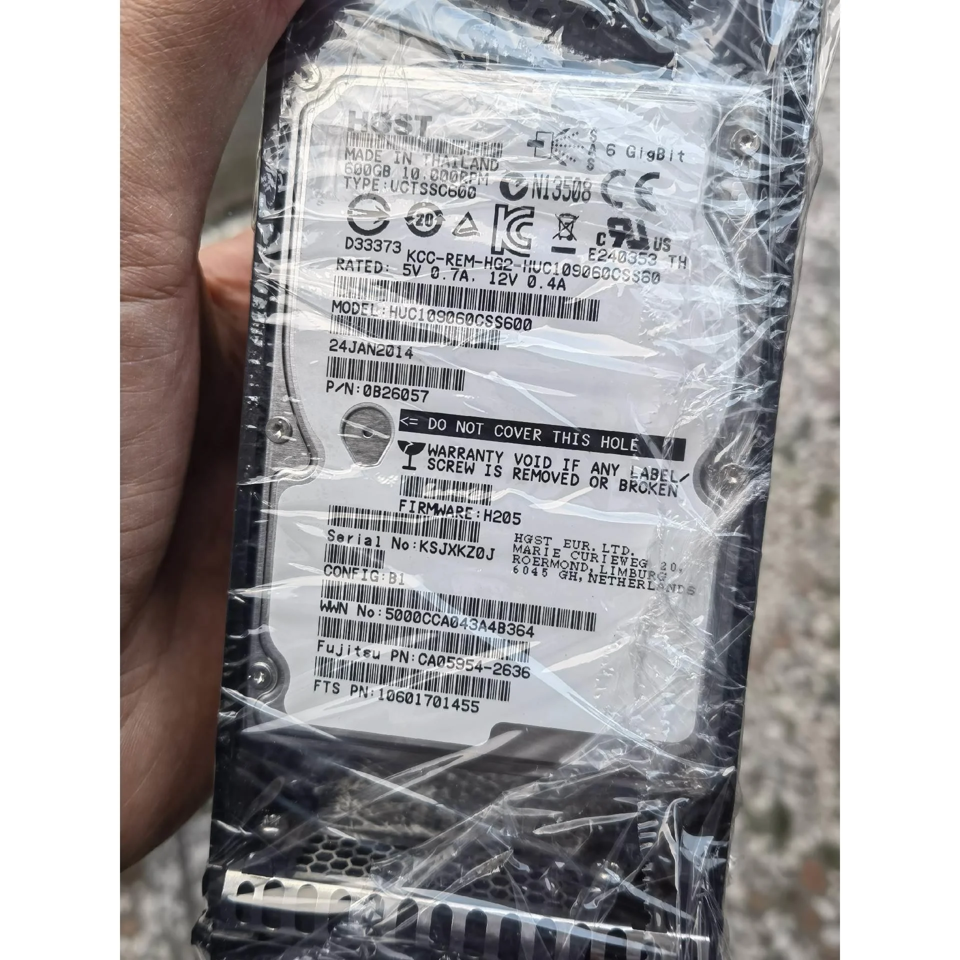 非标价富士通 2.5寸 SAS600GB硬盘 CA07339-E6议价