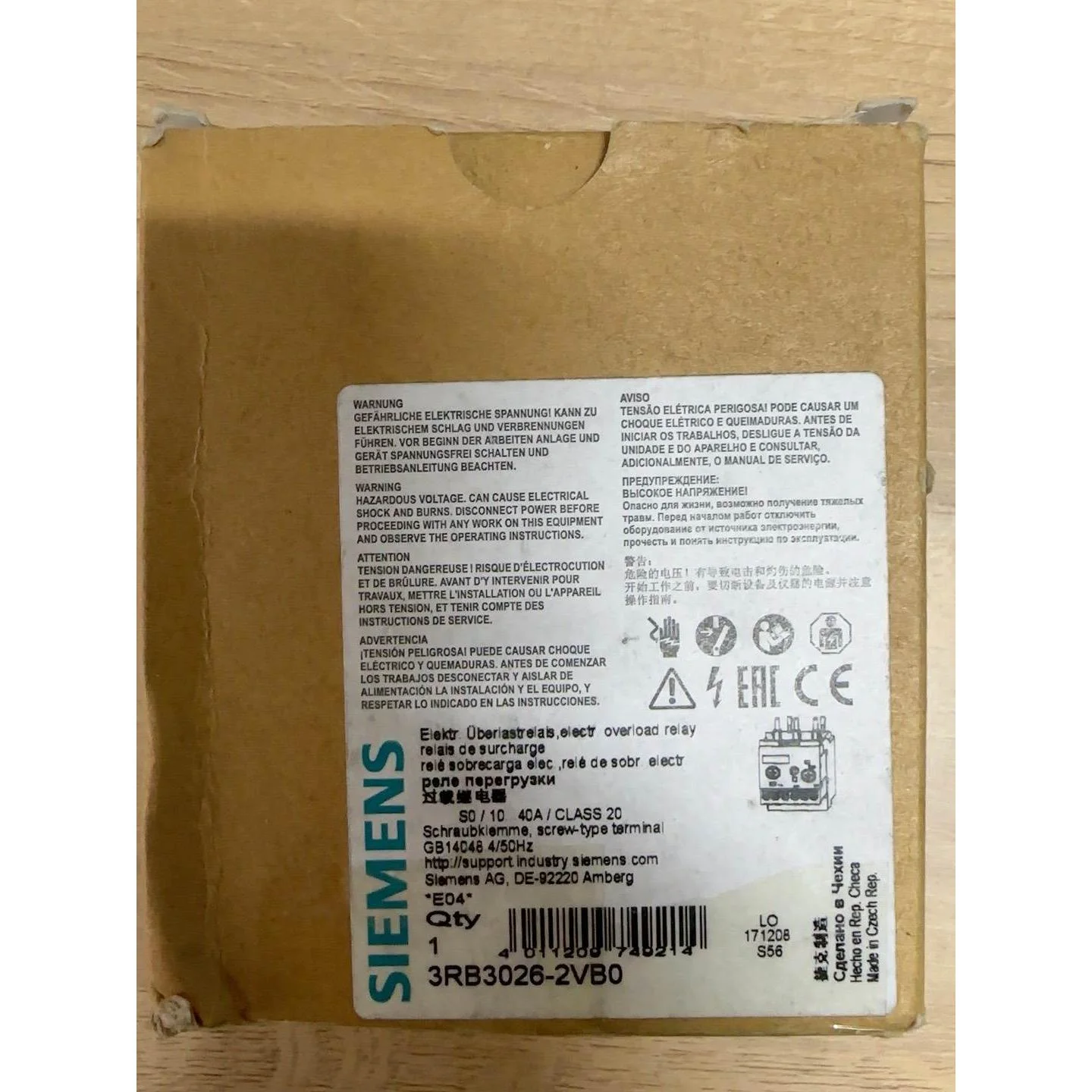 非标价西门子继电器 3RB3026-2VB0 全新正品议价