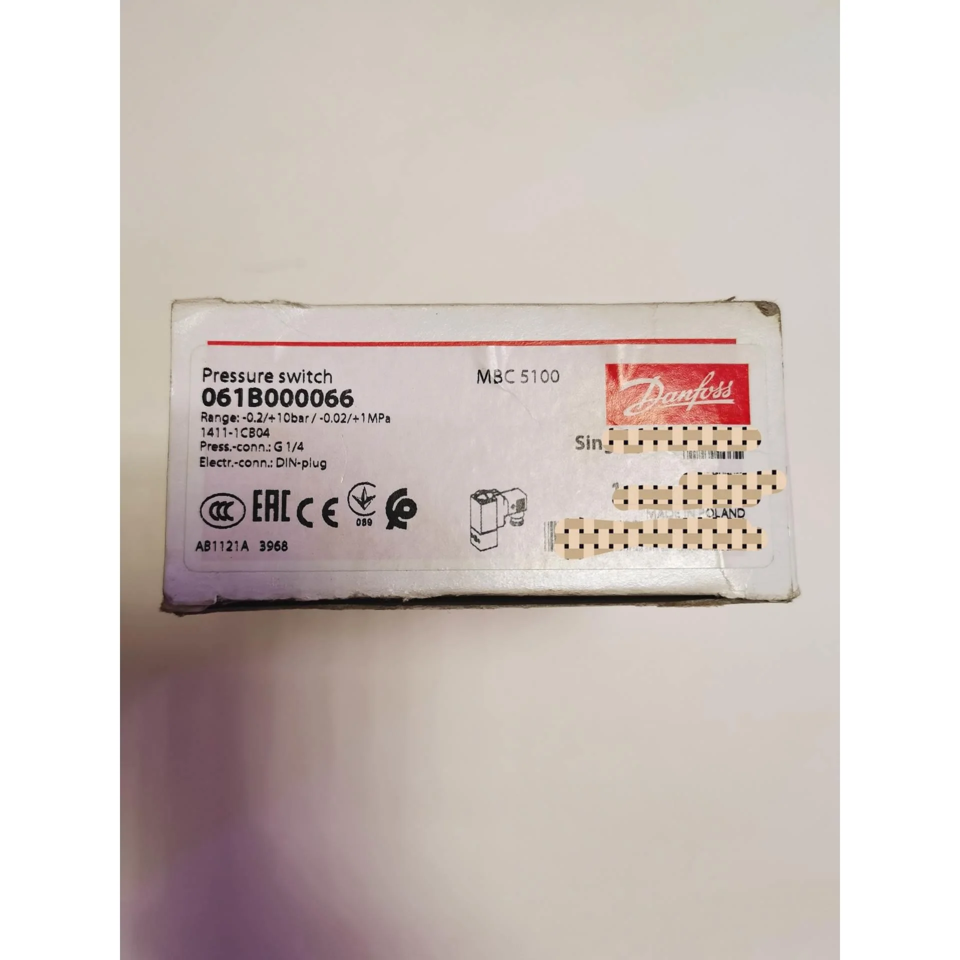 非标价丹佛斯 压力开关 pressure switch MBC51议价