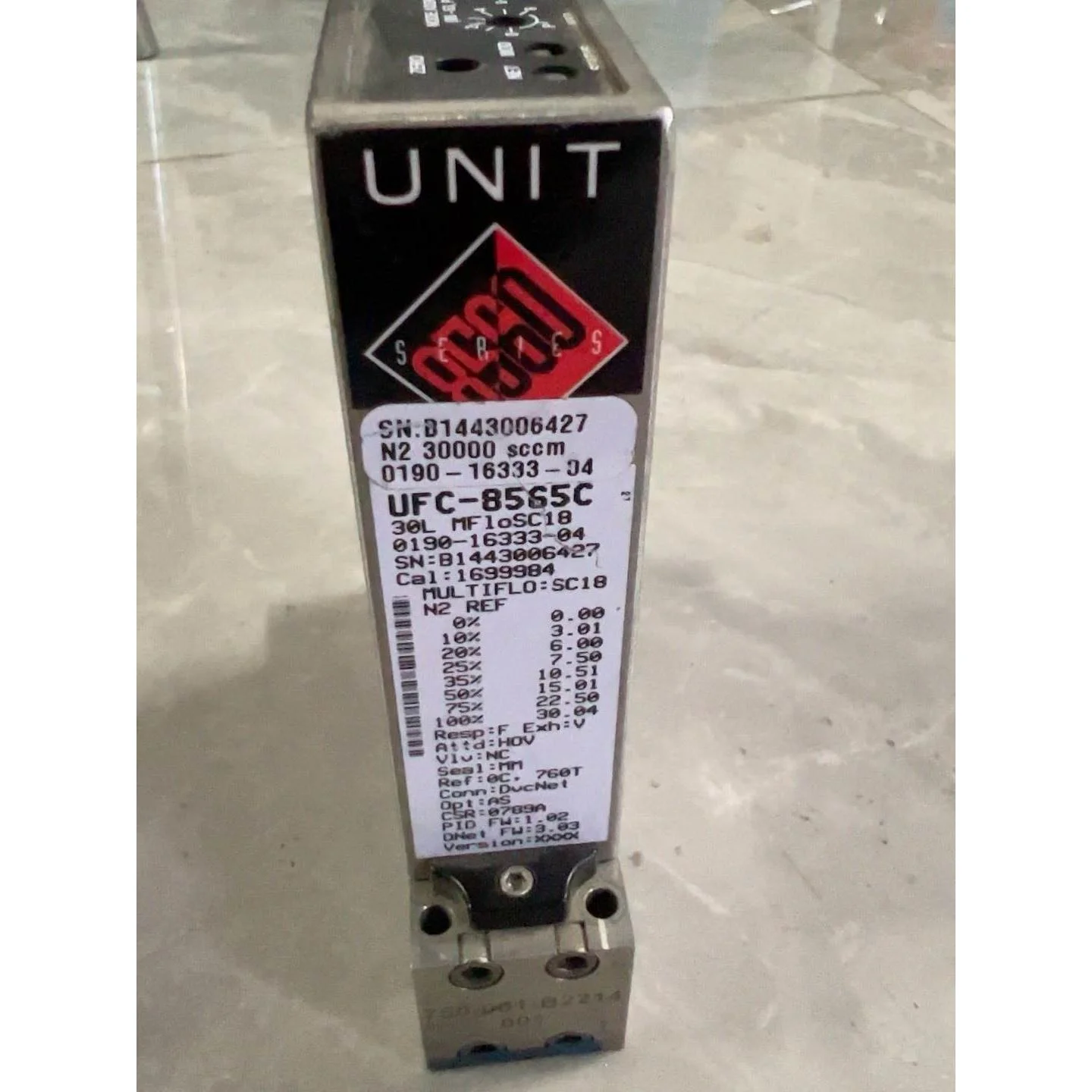 非标价UNIT UFC-8261流量计，成色还可以8成新，议价