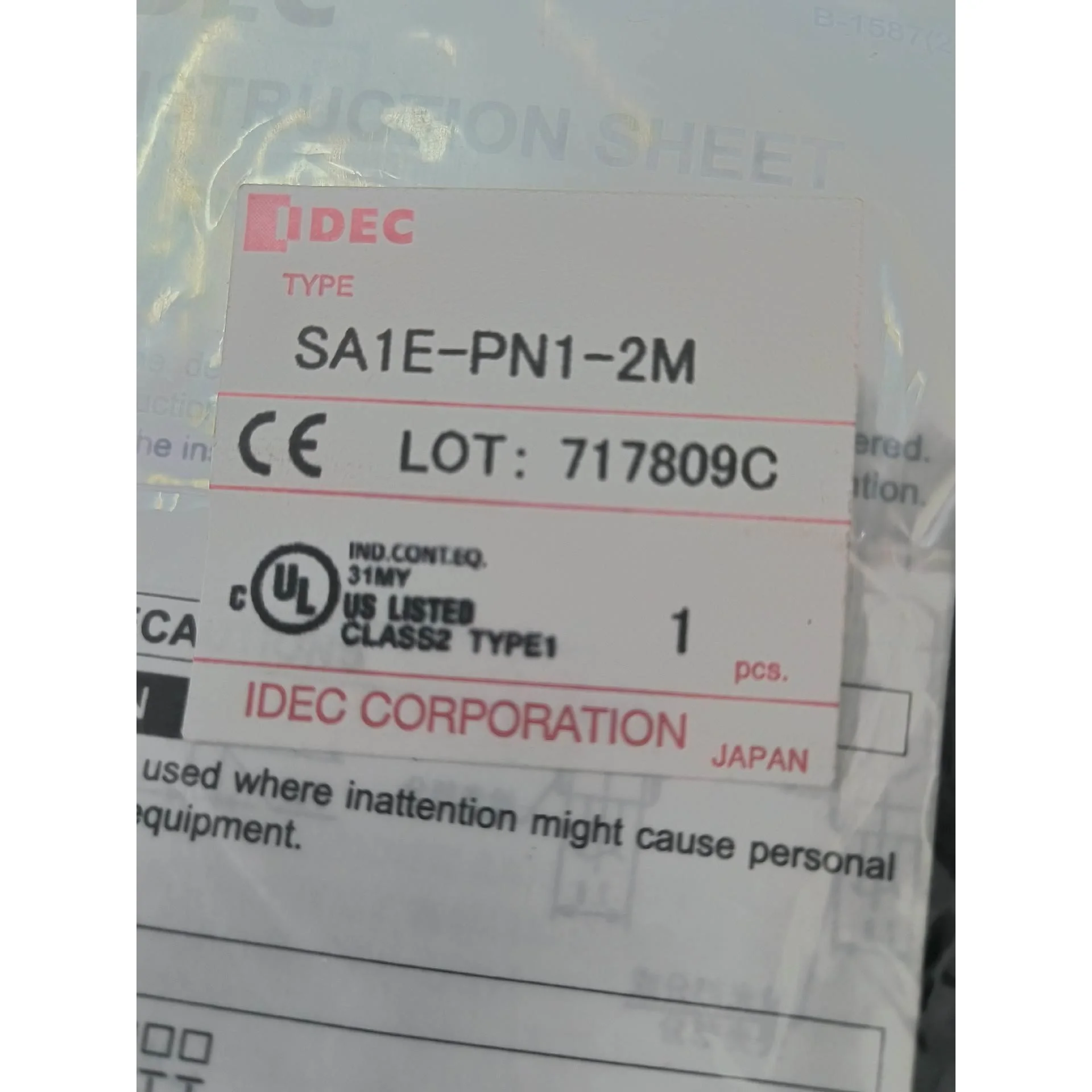 非标价全新原装和泉IDEC光电传感器SA1E-PN1-2M感应器，议价