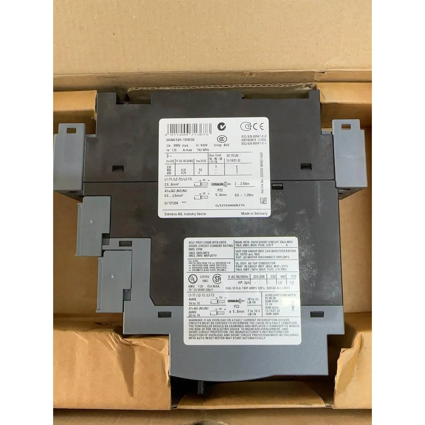 非标价西门子保护器 3RA6120-1BB32 全新原装正品议价