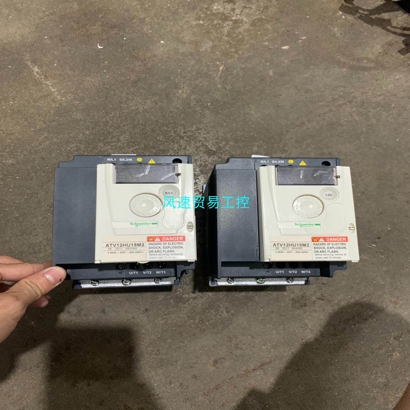 非标价施耐德ATV12变频器15KW220V实物拍摄9成新议价