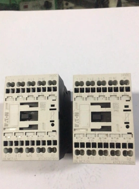非标价原装伊顿穆勒拆机直流接触器DILMC7-01DC24议价