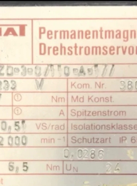 非标价力士乐 Indramat AC-伺服电机 MAC090A-0议价