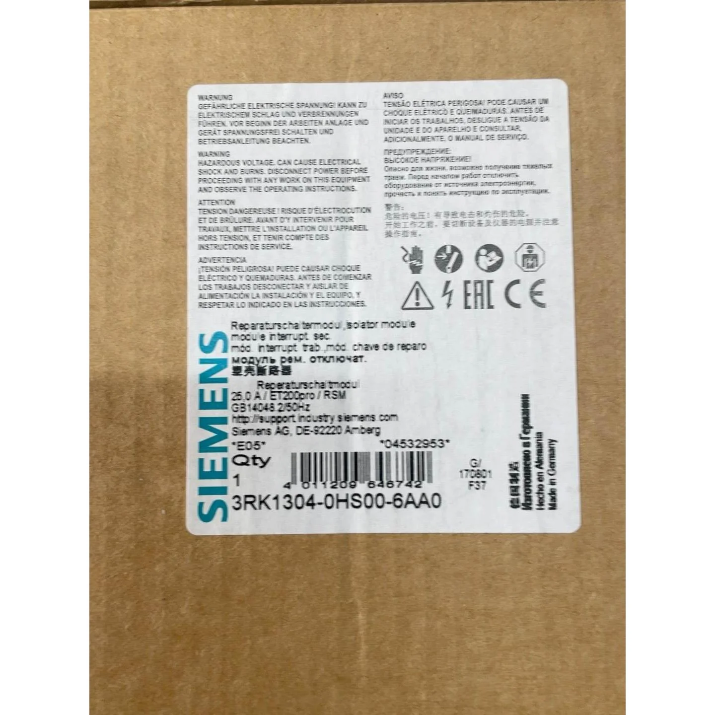 非标价西门子 3RK1304-0HS00-6AA0 全新正品议价