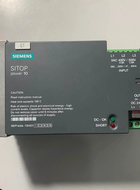非标价99新正品6EP1437-1SL01 SITOP power议价