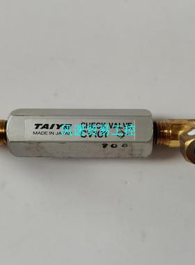 非标价拆机日本进口太阳铁工TAIYO单向阀CV101实物拍摄成色漂议价