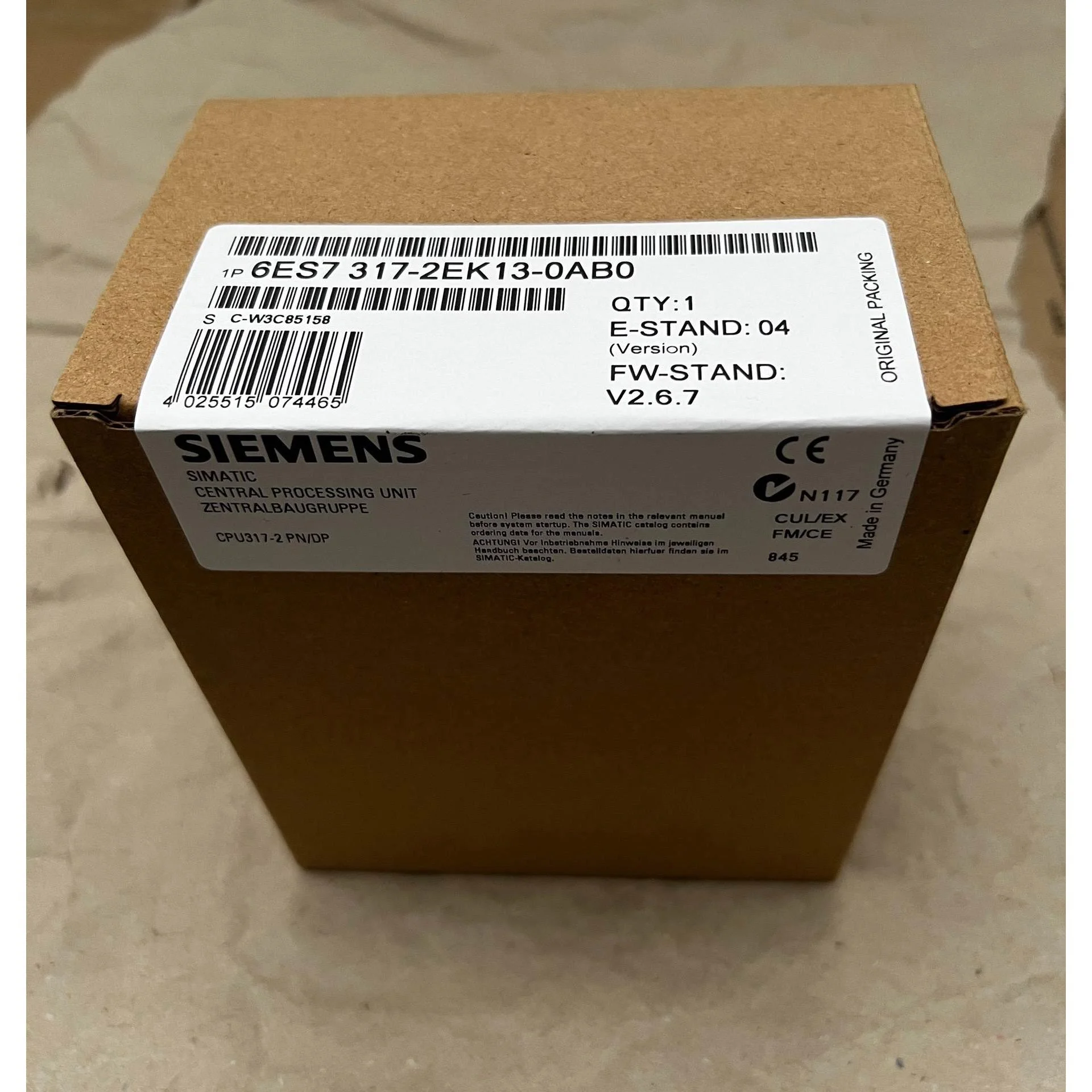 非标价6ES7 317-2EK13-0AB0，西门子CPU317-议价